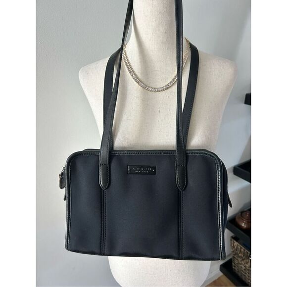 Coach vintage black purse unique boho stylish - Picture 1 of 11